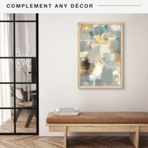 MCS Studio Gallery Poster Frame – Natural Woodgrain, 20 × 30 in, Vertical & Horizontal Wall Hanging (1‑Pack)